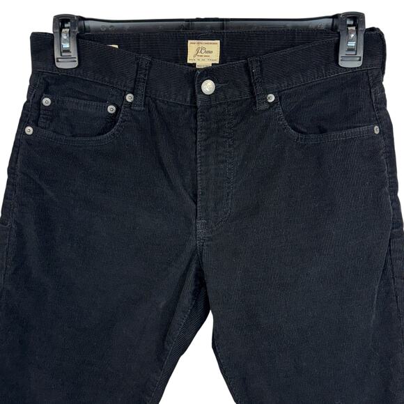 J. Crew Mens SZ W31xL32 Slim Corduroy Pants Style 484 Narrow Leg Pockets Stretch - Picture 2 of 10